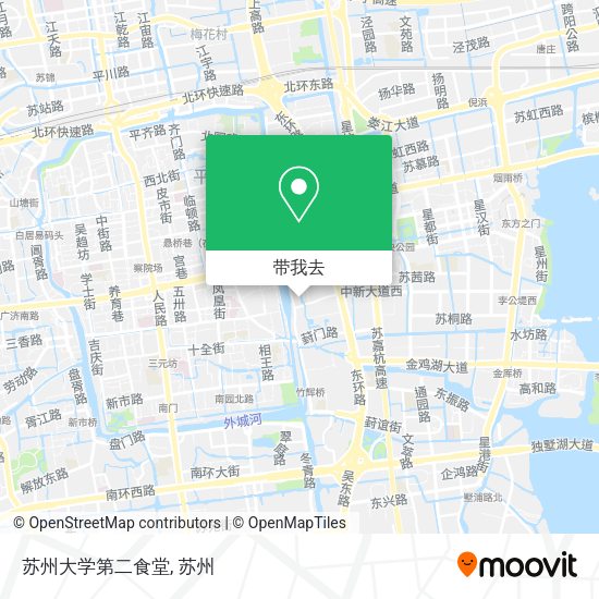 苏州大学第二食堂地图