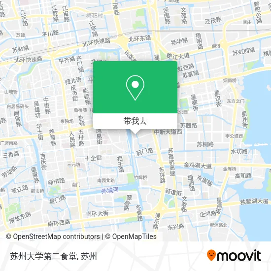 苏州大学第二食堂地图