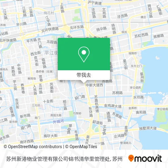 苏州新港物业管理有限公司锦书清华里管理处地图