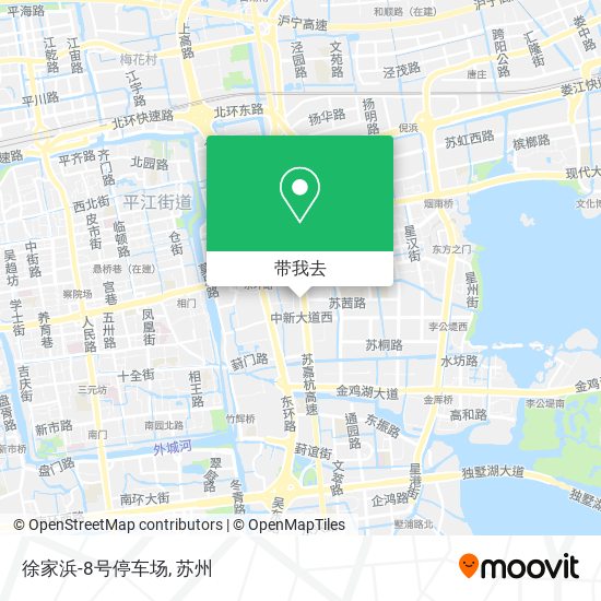 徐家浜-8号停车场地图