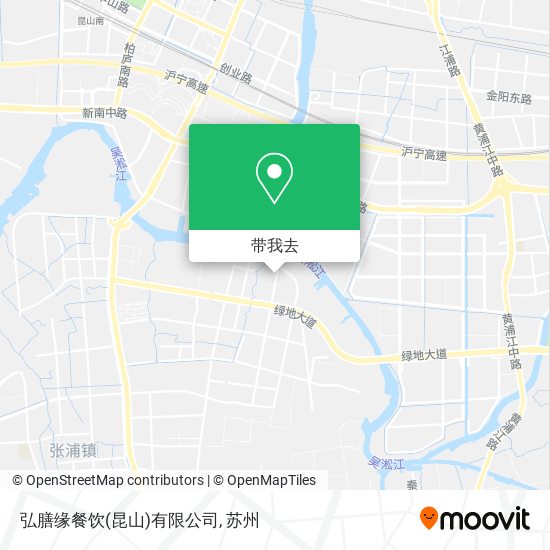 弘膳缘餐饮(昆山)有限公司地图