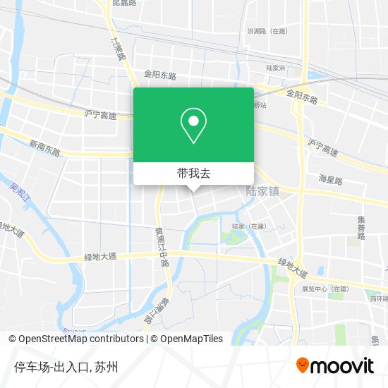停车场-出入口地图