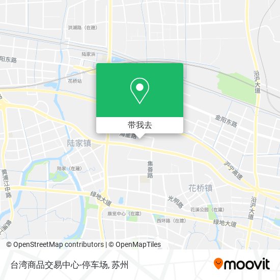 台湾商品交易中心-停车场地图