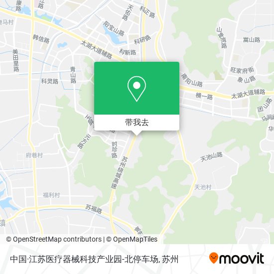 中国·江苏医疗器械科技产业园-北停车场地图