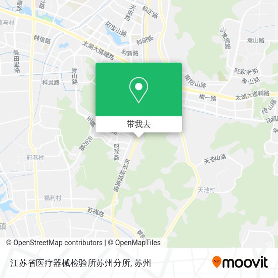 江苏省医疗器械检验所苏州分所地图