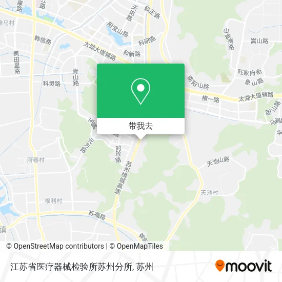 江苏省医疗器械检验所苏州分所地图