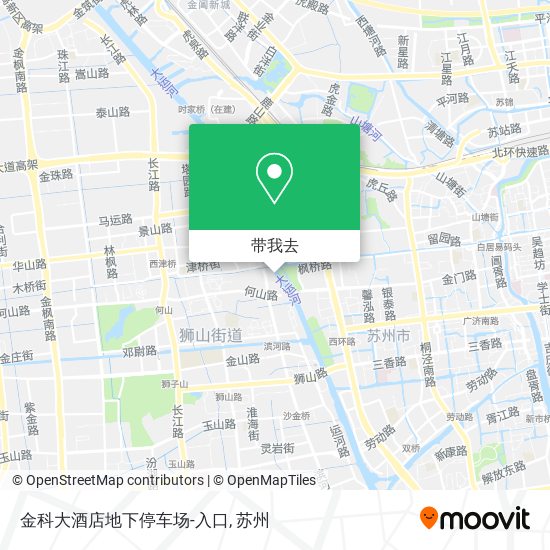 金科大酒店地下停车场-入口地图