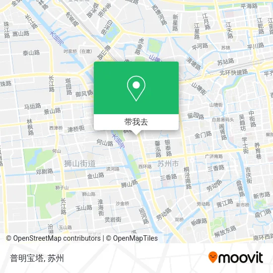 普明宝塔地图