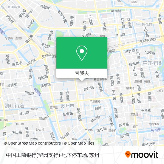 中国工商银行(留园支行)-地下停车场地图