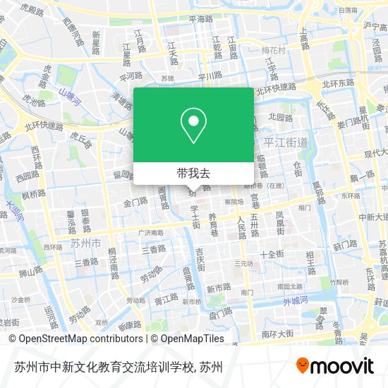 苏州市中新文化教育交流培训学校地图