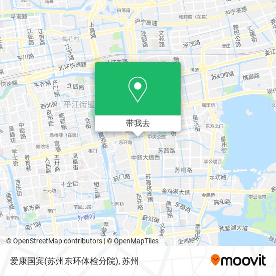 爱康国宾(苏州东环体检分院)地图