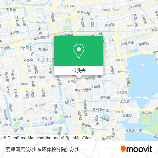 爱康国宾(苏州东环体检分院)地图