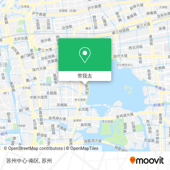 苏州中心-南区地图