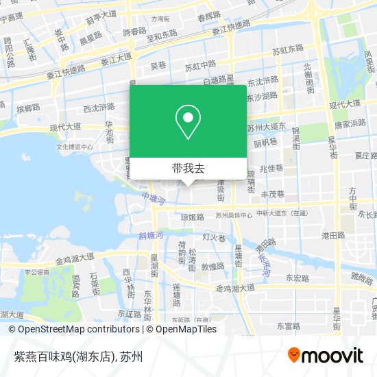 紫燕百味鸡(湖东店)地图