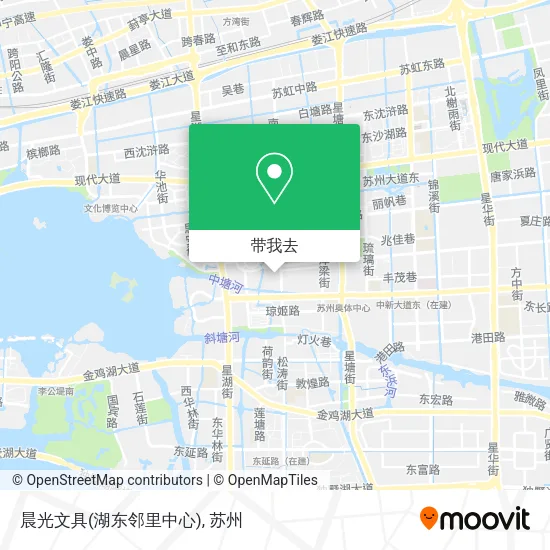 晨光文具(湖东邻里中心)地图