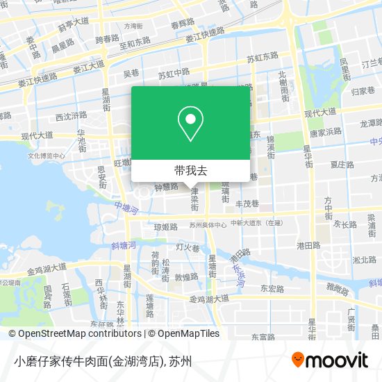 小磨仔家传牛肉面(金湖湾店)地图