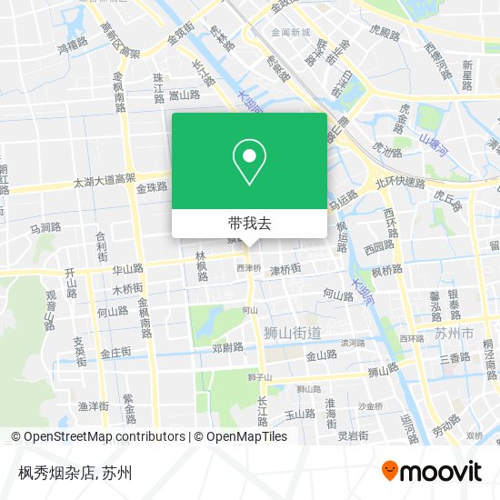 枫秀烟杂店地图