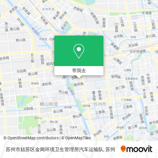 苏州市姑苏区金阊环境卫生管理所汽车运输队地图