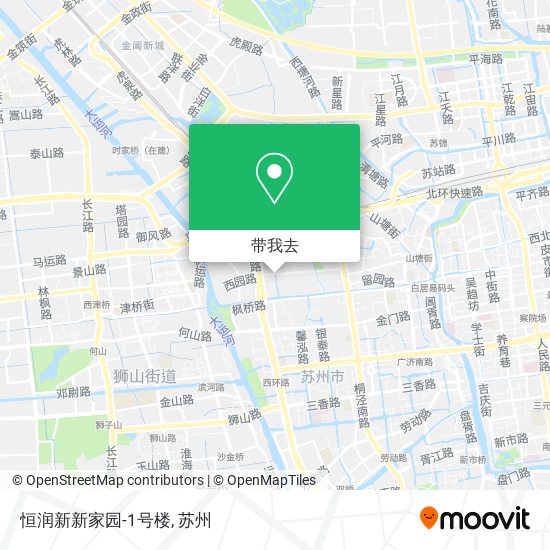 恒润新新家园-1号楼地图