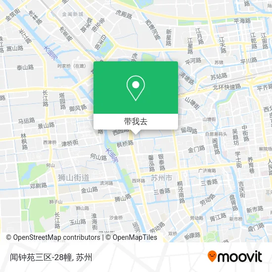 闻钟苑三区-28幢地图
