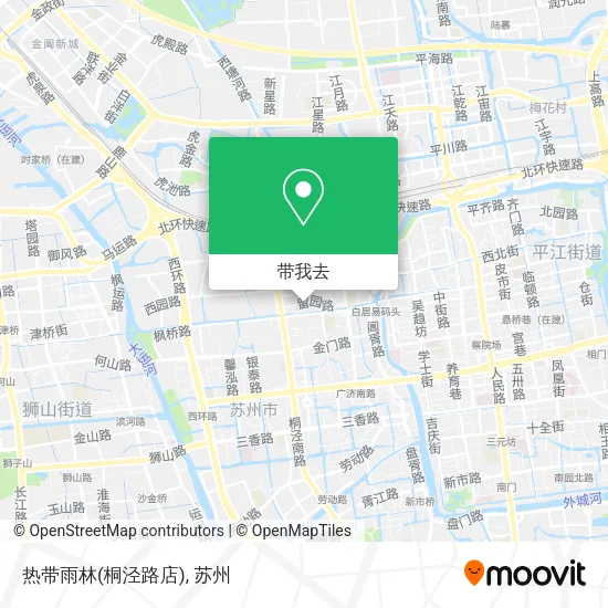 热带雨林(桐泾路店)地图