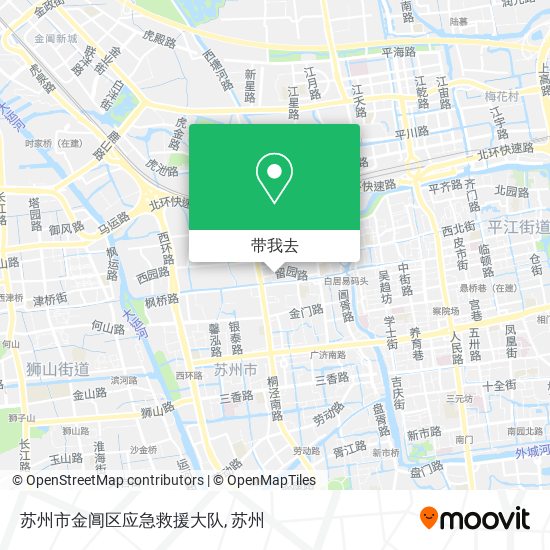 苏州市金阊区应急救援大队地图