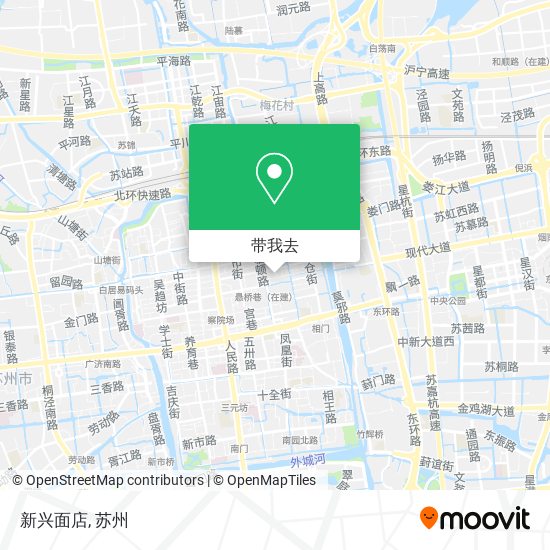 新兴面店地图