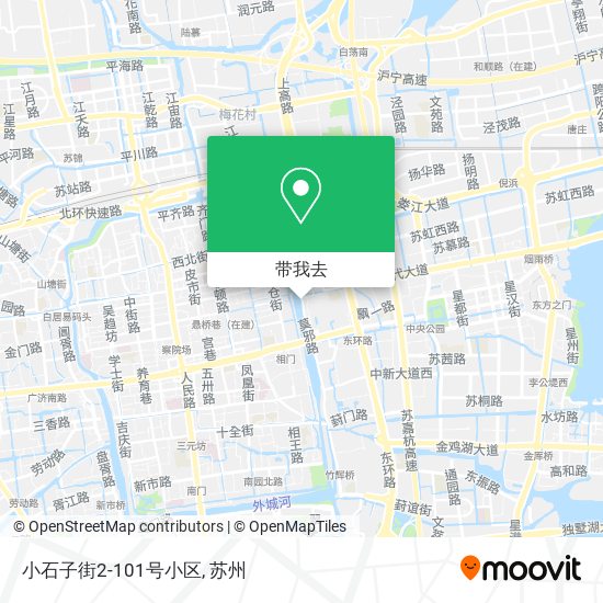 小石子街2-101号小区地图