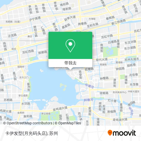 卡伊发型(月光码头店)地图