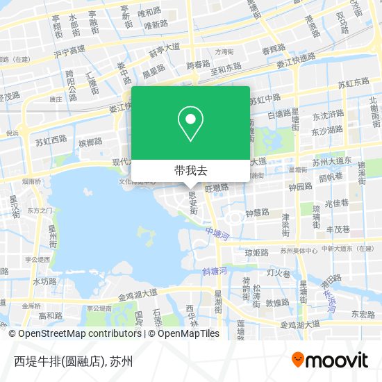 西堤牛排(圆融店)地图