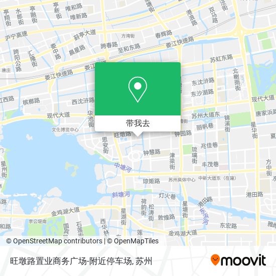 旺墩路置业商务广场-附近停车场地图