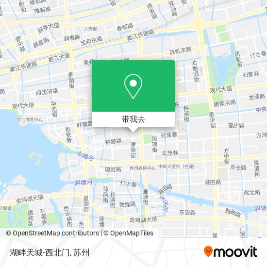 湖畔天城-西北门地图