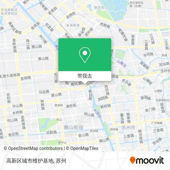 高新区城市维护基地地图