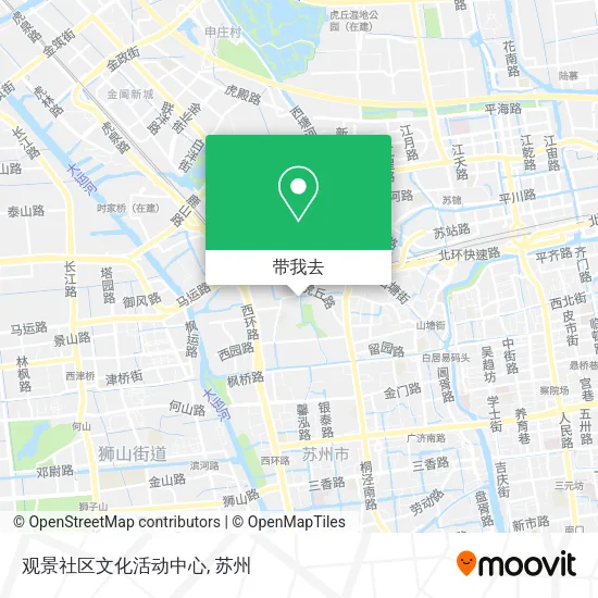 观景社区文化活动中心地图