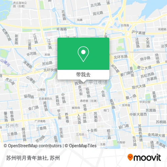 苏州明月青年旅社地图