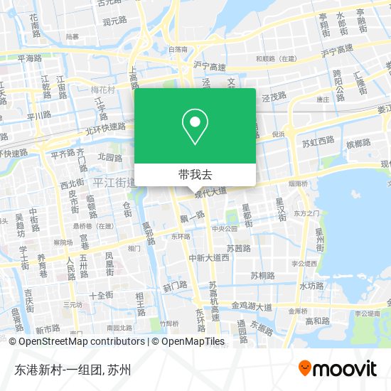 东港新村-一组团地图