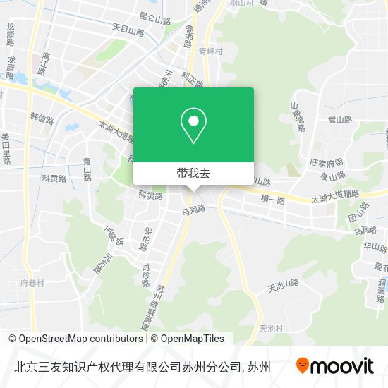 北京三友知识产权代理有限公司苏州分公司地图
