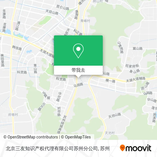 北京三友知识产权代理有限公司苏州分公司地图