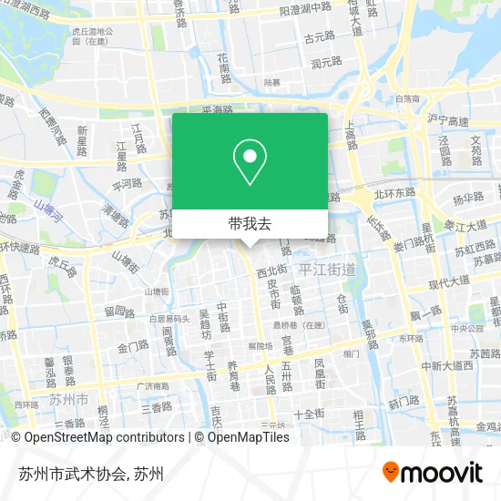 苏州市武术协会地图