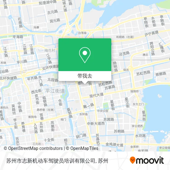 苏州市志新机动车驾驶员培训有限公司地图
