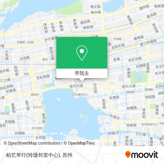 柏艺琴行(玲珑邻里中心)地图