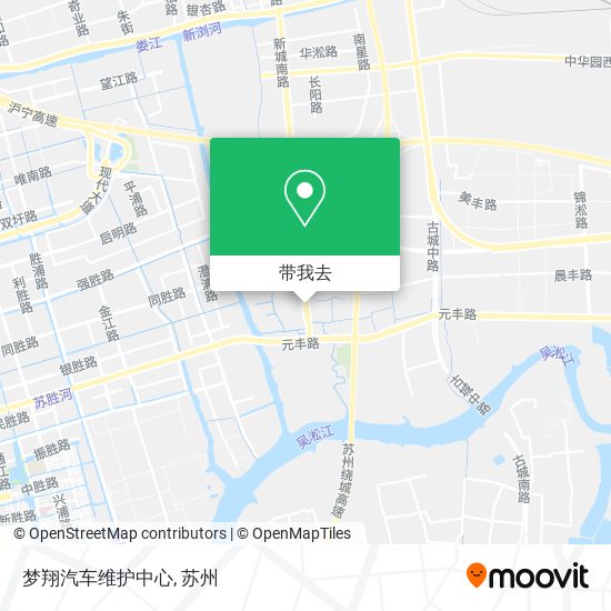 梦翔汽车维护中心地图