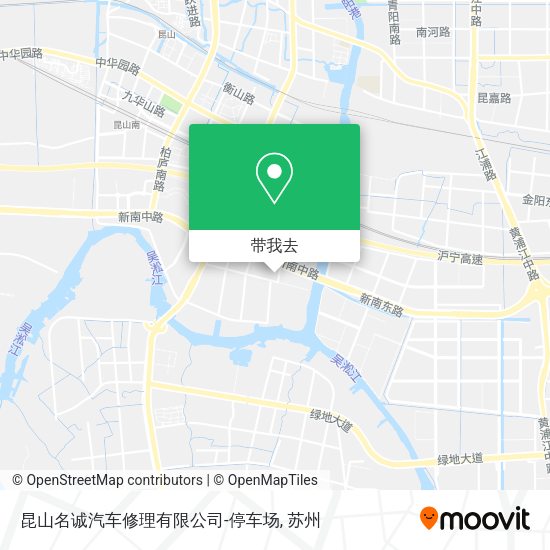 昆山名诚汽车修理有限公司-停车场地图