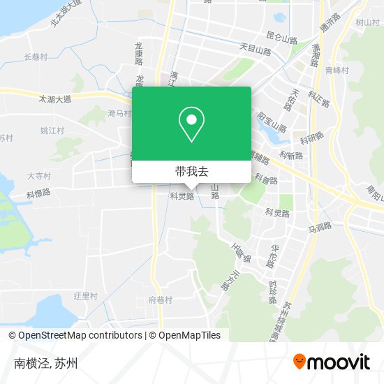 南横泾地图