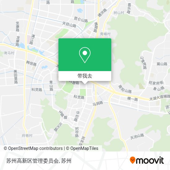 苏州高新区管理委员会地图
