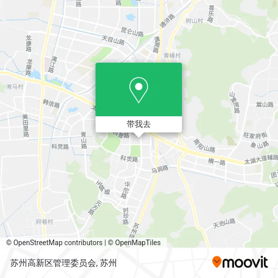 苏州高新区管理委员会地图