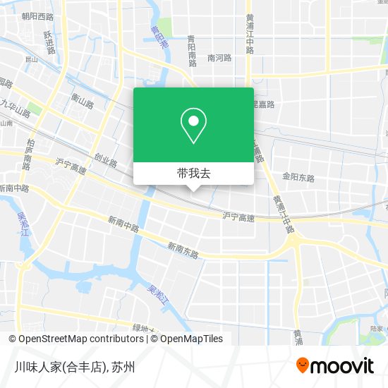 川味人家(合丰店)地图