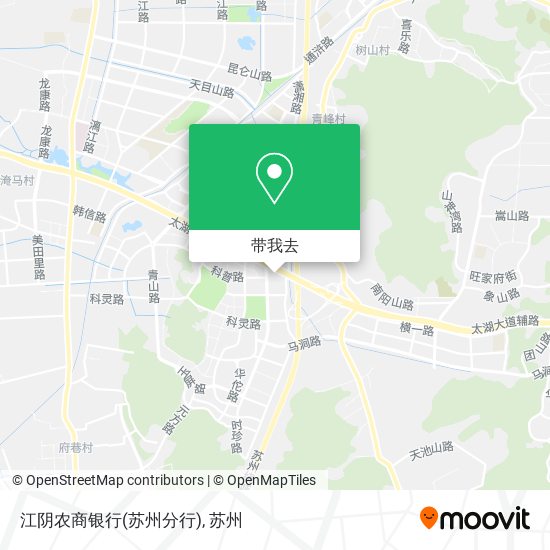 江阴农商银行(苏州分行)地图