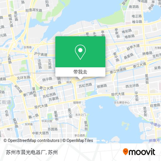 苏州市晨光电器厂地图