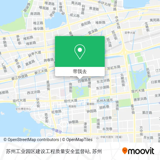 苏州工业园区建设工程质量安全监督站地图